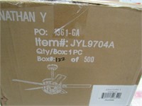 JONATHAN Y CEILING FAN/LIGHT ITEM# JYL9704A