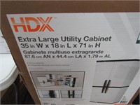 2 HDX EXTRA LARGE UTILITY CABINETS, UNASSEMBLED IN