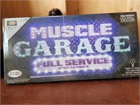 MUSCLE GAGRAGE LED SIGN 19"X10"