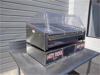 APW Wyott Hot Dog Roller Grill w/ Bun Warmer