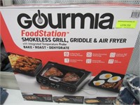 GOURMIA FOODSTATION SMOKELESS GRILL, GRIDDLE & AIR