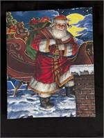 Stretched Canvas Santa Canvas Pictures 20”x16”