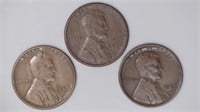 3 - Lincoln Head Wheat Pennies (23s, 26s, 26s)