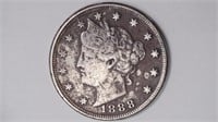 1888 Liberty Head V Nickel