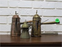 3 steins with handles