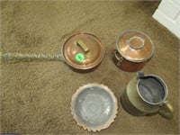 Copper looking pans