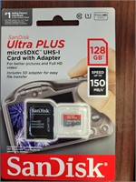 SanDisk Ultra PLUS 128GB microSD Memory Card