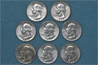 8 - Washington Silver 90% Quarters