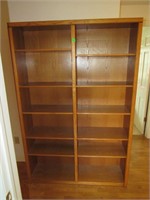 Wooden book shelf
