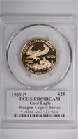 1989 $25 Gold Eagle PCGS PR69DCAM