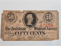 50 Cents Confederate States of America