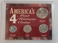 Americas 4 Most Historic Coins Set