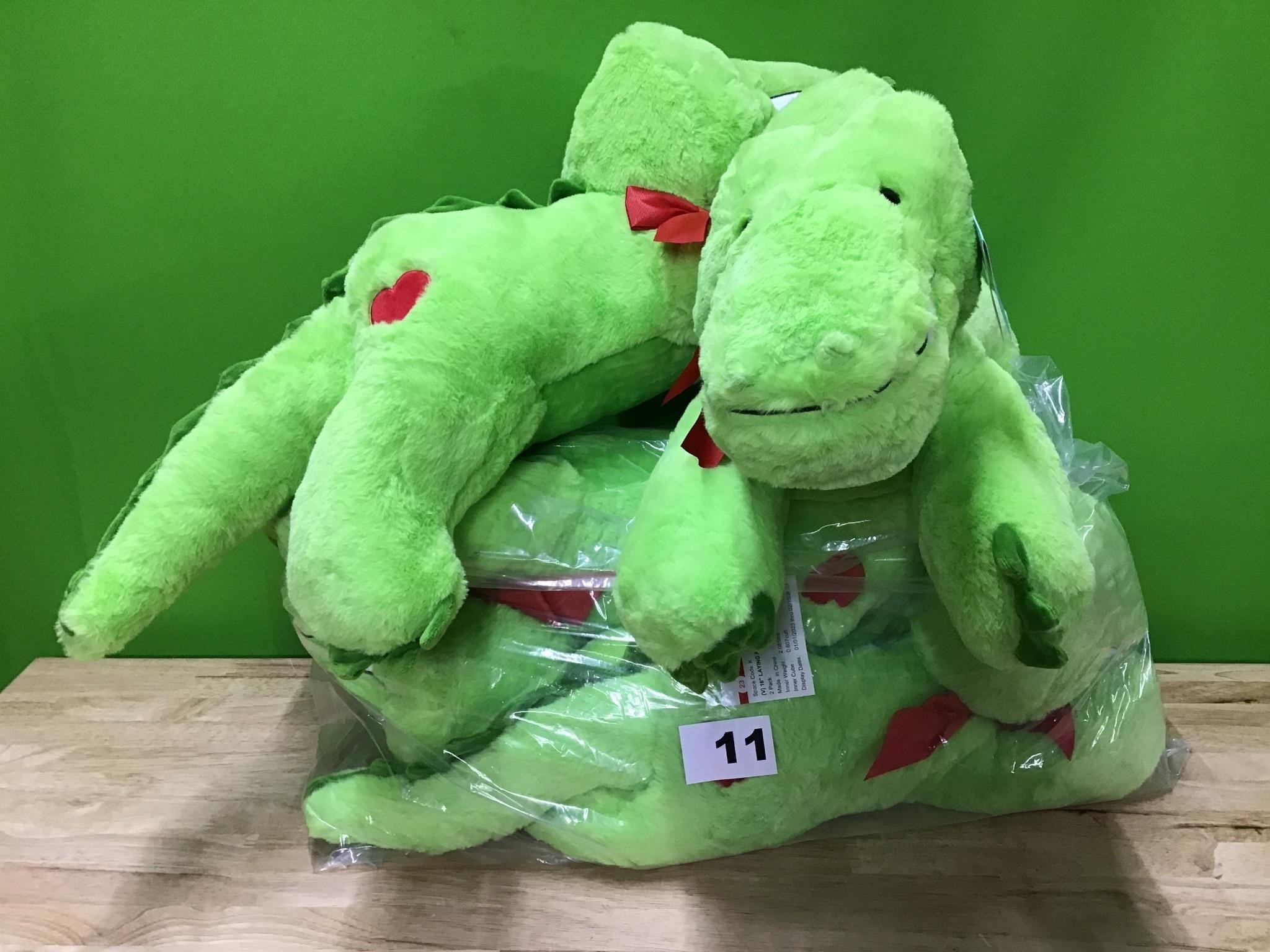 Big stuffed alligators lot of 4