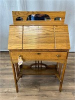 Antique Drop Front Secretary Desk