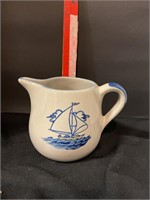 Louisville stoneware boat pitcher