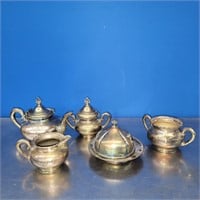 Silverplate Tea Set -  The Van Bergh and Superior