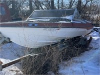 Jet Boat with Inboard GM Engine, EZ Loader