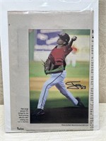 Felix Jorge Autograph on a Elizabethton Star