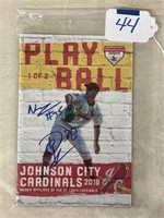 Johnson City Cardinals Play Bill Autographed