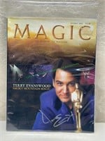 Terry Evanswood Autographed Magazine