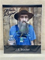 J.B. Rader The Legend Moonshiner Autographed