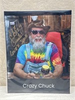 Crazy Chuck Moonshiner Autographed photo