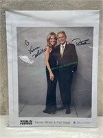 Autographed Vanna White/Pat Sajak