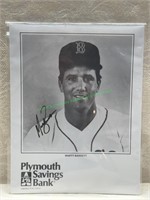 Marty Barrett Autographed Photo