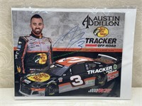 Austin Dillon Autographed Photo