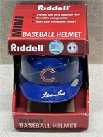 Autographed Riddell Mini Baseball Helmet