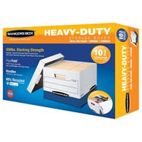Bankers Box Heavy Duty File Boxes 10-pack