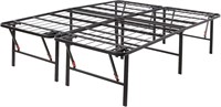 QUEEN 18" Foldable Metal Platform Bed Frame