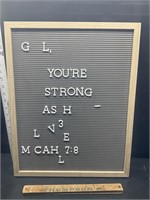 Letter board