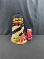 Ceramic Lighthouse Cookie Jar