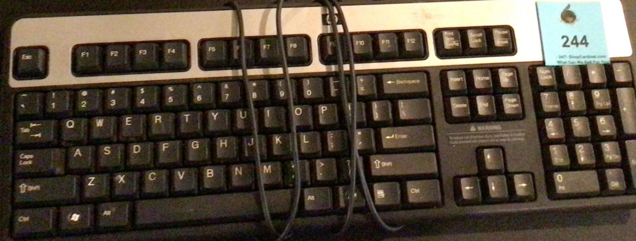 HP Keyboard with cord connection