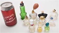 Lot de bouteilles de parfum vides dont Avon