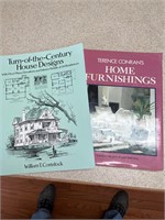 Two vintage house, design books