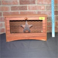 Rustic star bread box
