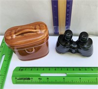 S&P shaker Binoculars and case set