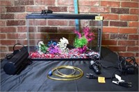 10 Gal Fish tank with assessories