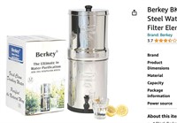 Berkey BK4X4-BB Big Berkey Stainless Steel Water