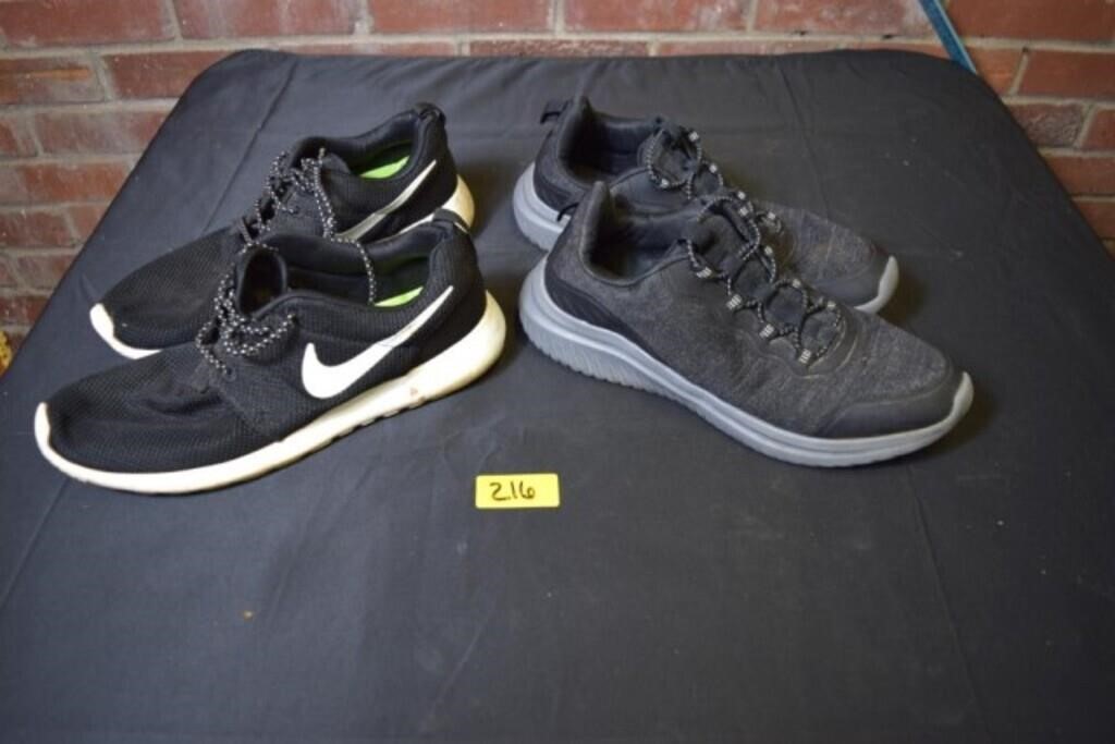 Size 12 Nike tennis shoes, size 11 tennis shoes