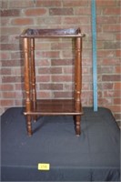 Double decker side table 25.5"Tx14"Wx11.5"D (some
