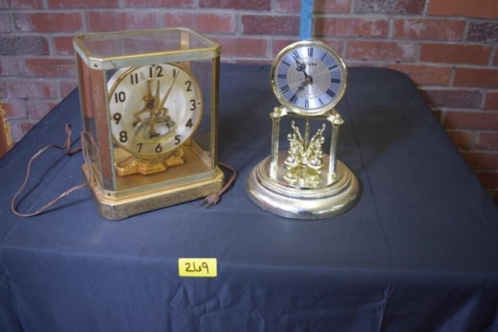 MCM Brass United Clock Corp Jeweled 999 Atmos