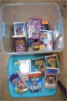 Tote of  VHS's ( several Disney)