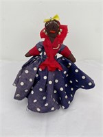 Vtg Black Americana African American Rag Doll