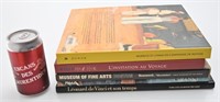 5 livres de grands peintres dont Léonard De Vinci