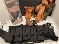 Holsters & ammo belt