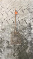 Vintage coal sifter shovel