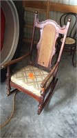Victorian style rocking chair minor damage